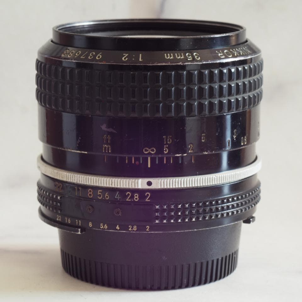 【カニ爪欠品】Nikon ニコン Ai Nikkor 35mm f2