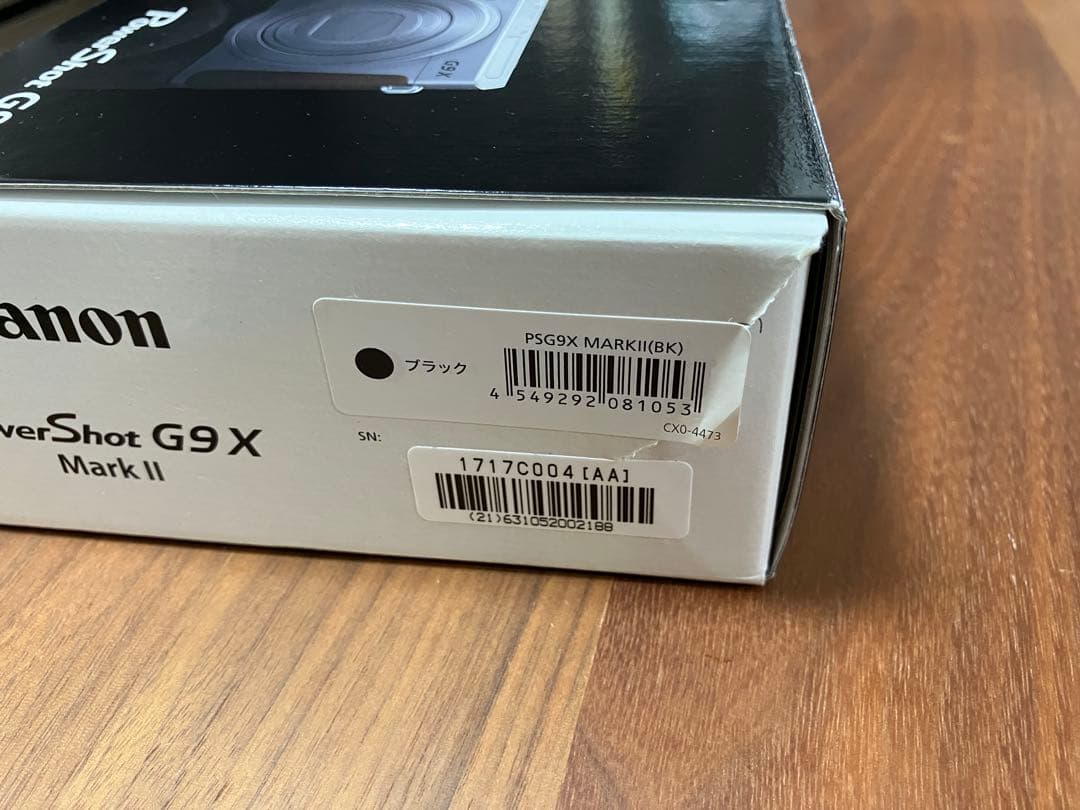 デジタルカメラ Canon PowerShot G9 X Mark II