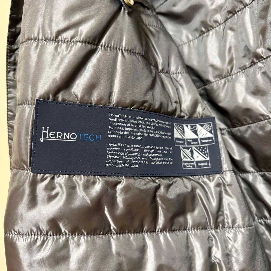 HERNO ウールナイロン チェスターコート