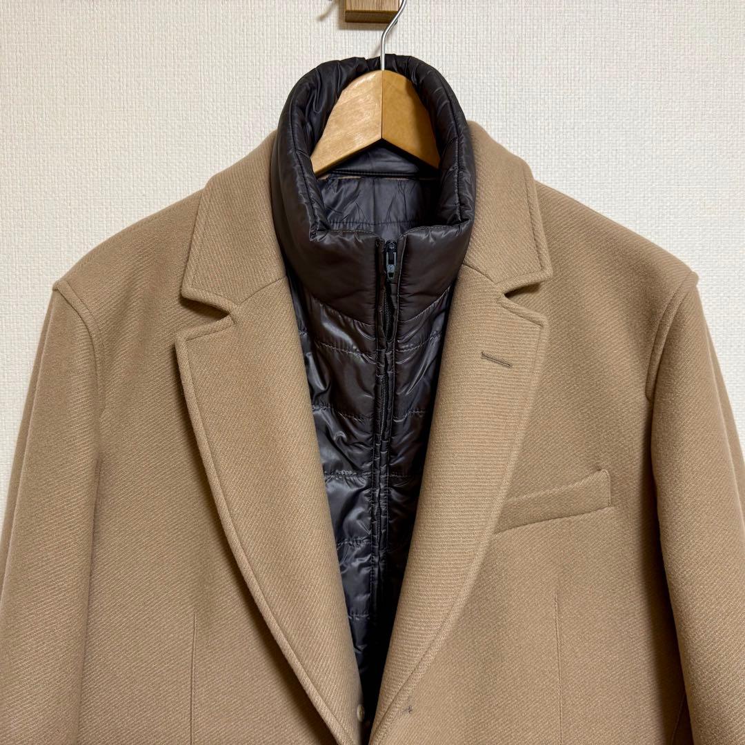 HERNO ウールナイロン チェスターコート