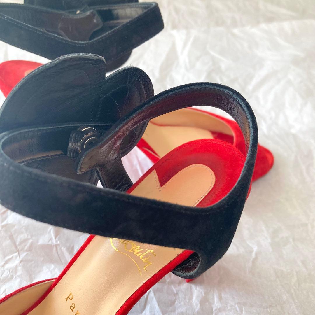 クリスチャンルブタン フラワーモチーフ サンダル35.5