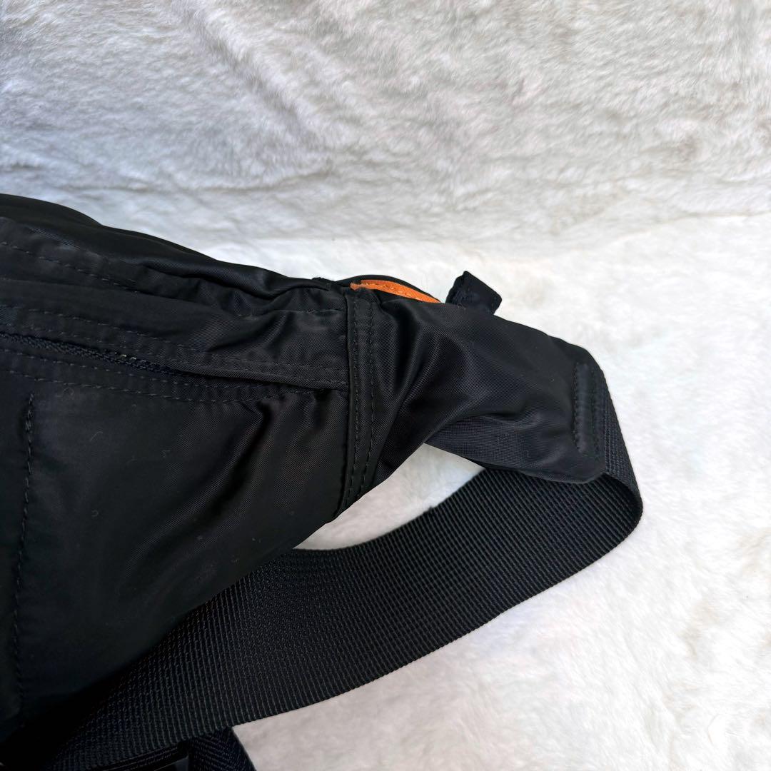 【極美品】ポーター　タンカー　ウエストバッグ　ウエストポーチ　ブラック　三日月