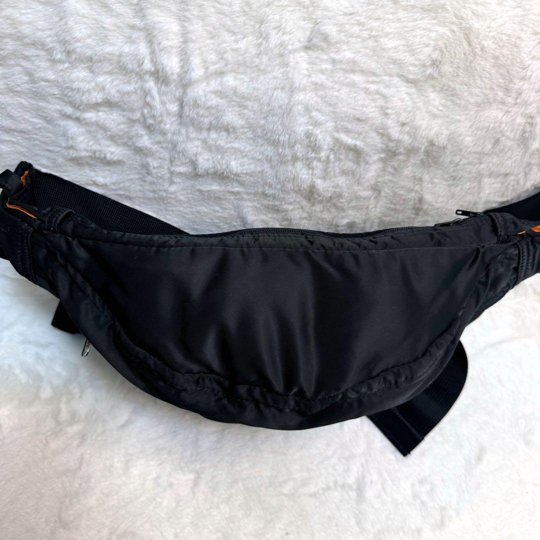 【極美品】ポーター　タンカー　ウエストバッグ　ウエストポーチ　ブラック　三日月