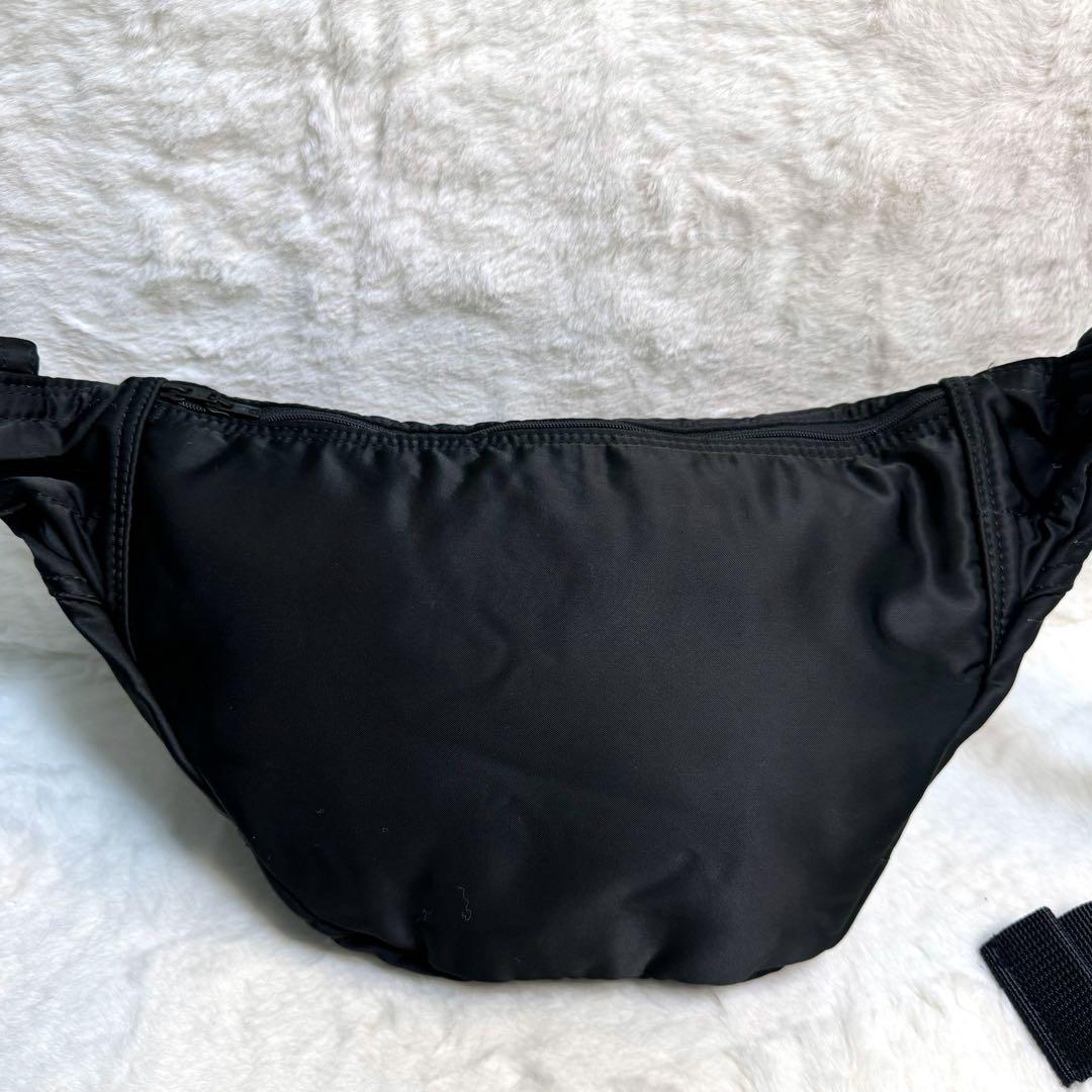 【極美品】ポーター　タンカー　ウエストバッグ　ウエストポーチ　ブラック　三日月