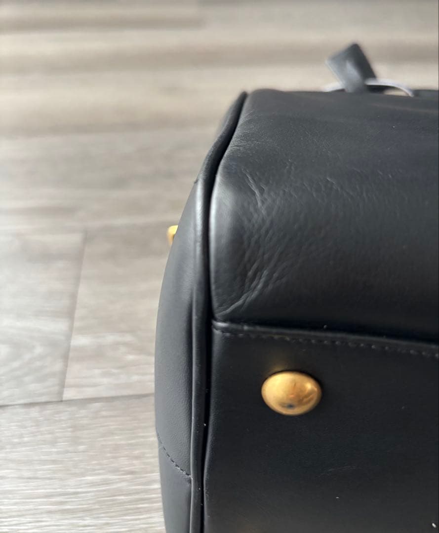 サンローラン・パリ ダッフル6 2way バッグ 黒 エディ期