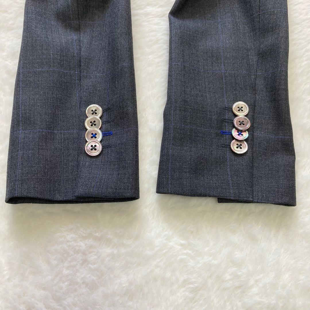 ✨極美品✨ ポールスミス　セットアップスーツ　チェック柄　マルチカラー　総裏　M