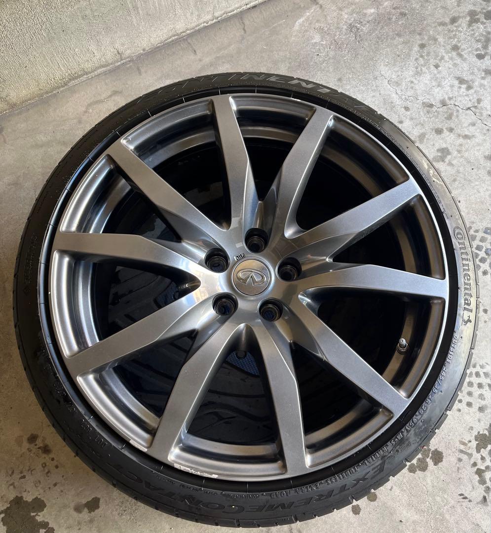 GTR35 中期純正ホイール　フロント4本9.5J x20＋20 ゆう