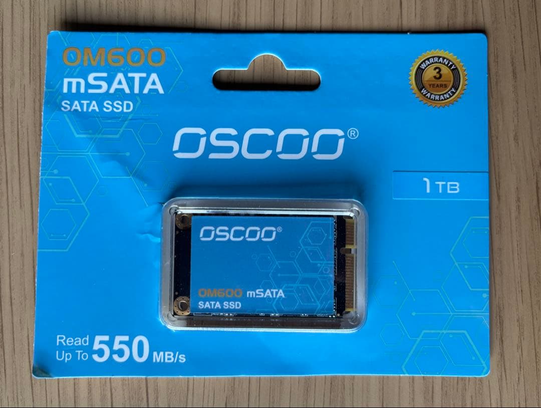 mSATA SSD 1TB OSCOO OM600 未使用品
