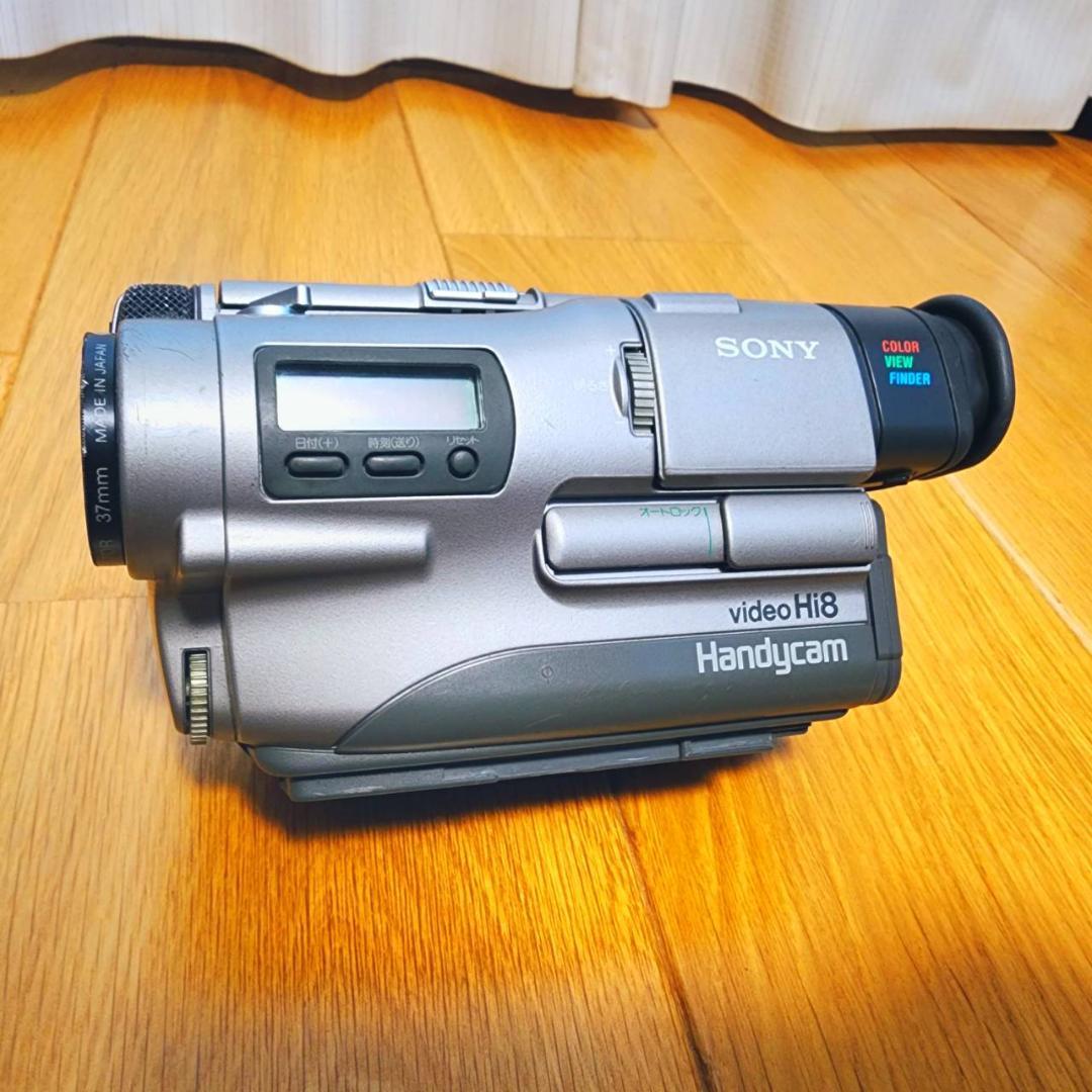 【動作確認済】SONY Hi8 高画質 ビデオカメラ CCD-TR1 セット