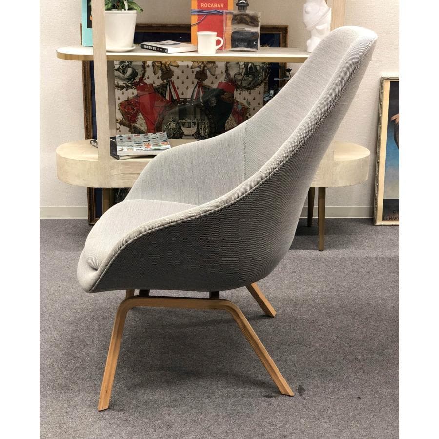 HAY■AAL93　アバウトアチェア　ラウンジ　ハイバック　グレー★埼玉発送