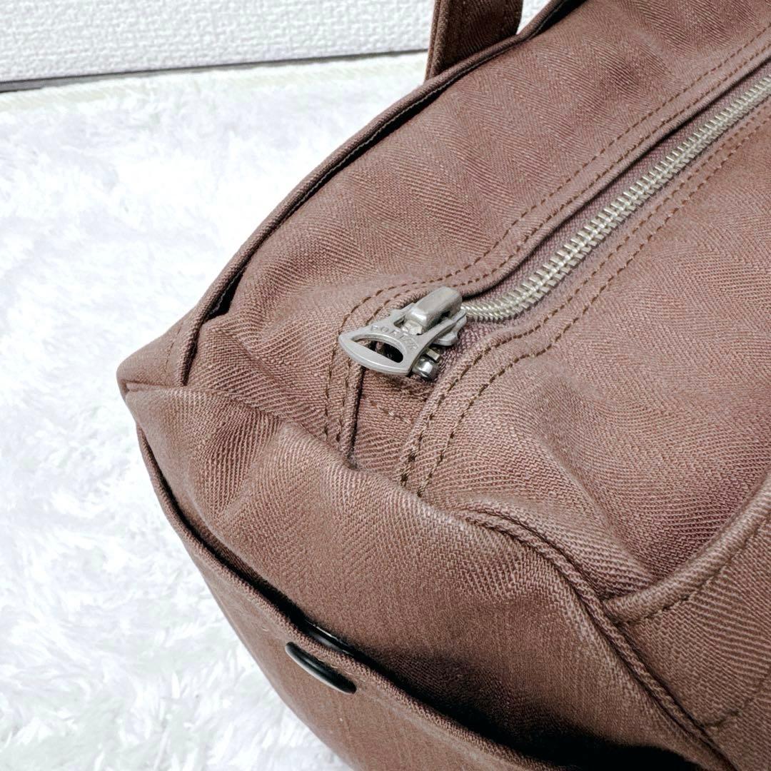 【廃盤・レア】ポーター PORTER ミニドラムバッグ ショルダーバッグ 赤茶