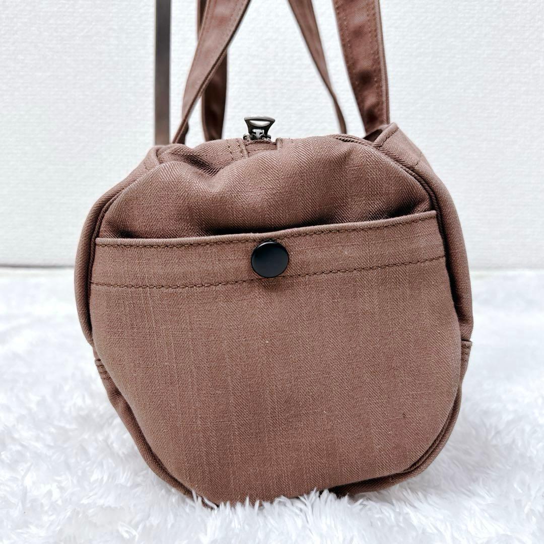 【廃盤・レア】ポーター PORTER ミニドラムバッグ ショルダーバッグ 赤茶