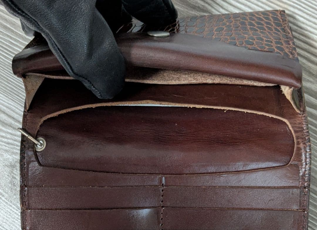 ALZUN アルズニ　本革長財布　バイカーズウォレット ライダースウォレット