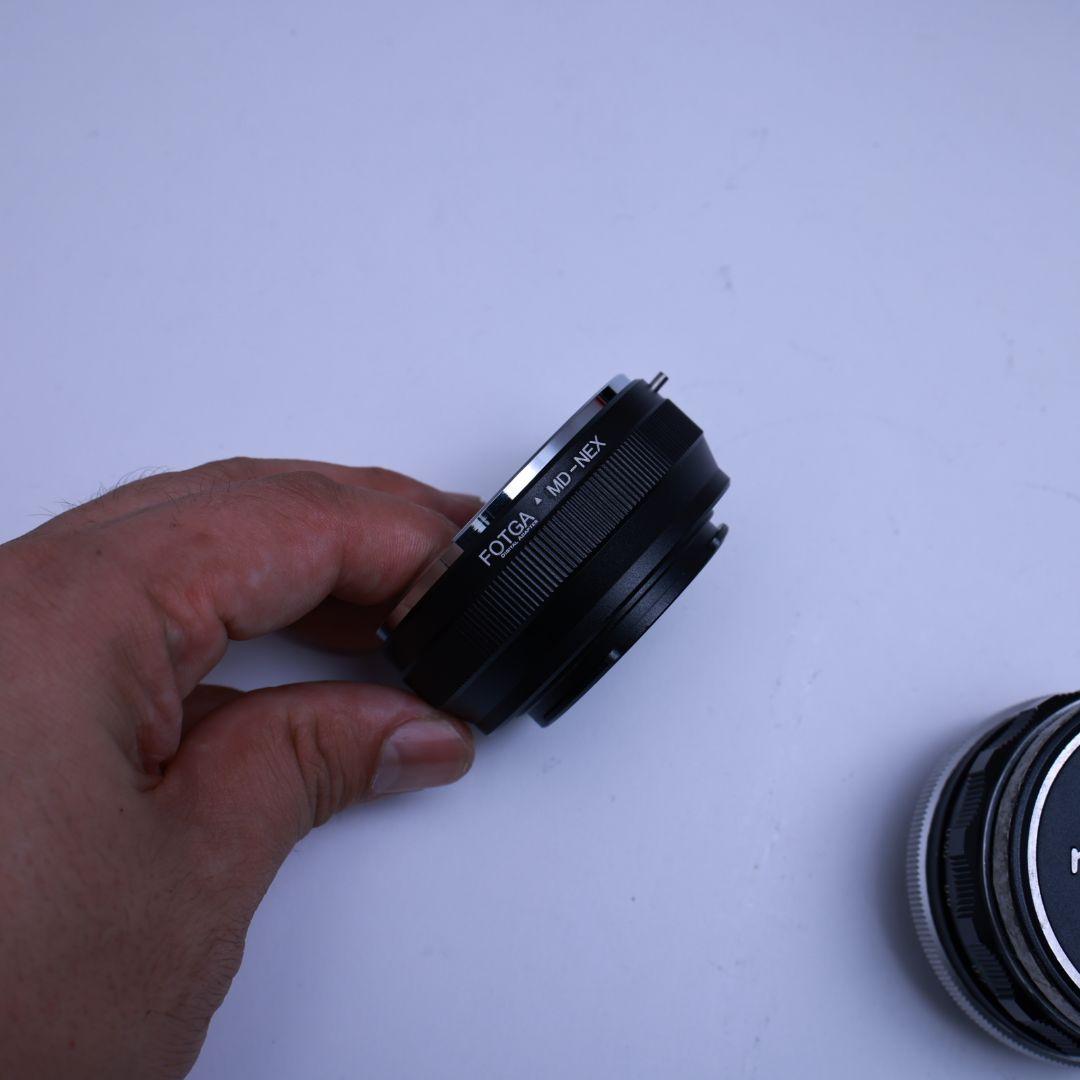 SONY αEマウント アダプター 単焦点レンズ2本付　minolta