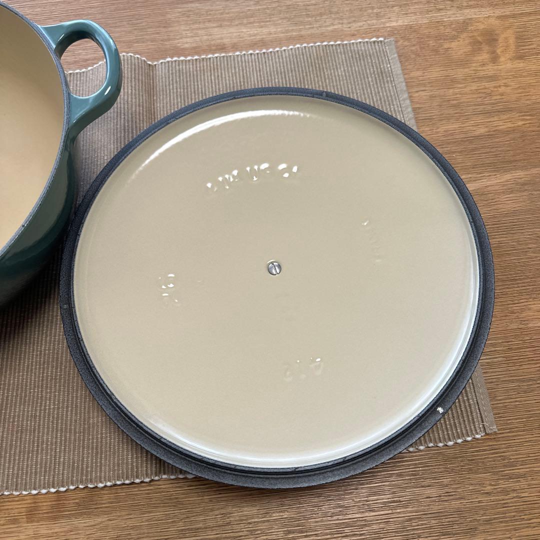 Le Creuset 両手鍋 グリーン 26cm