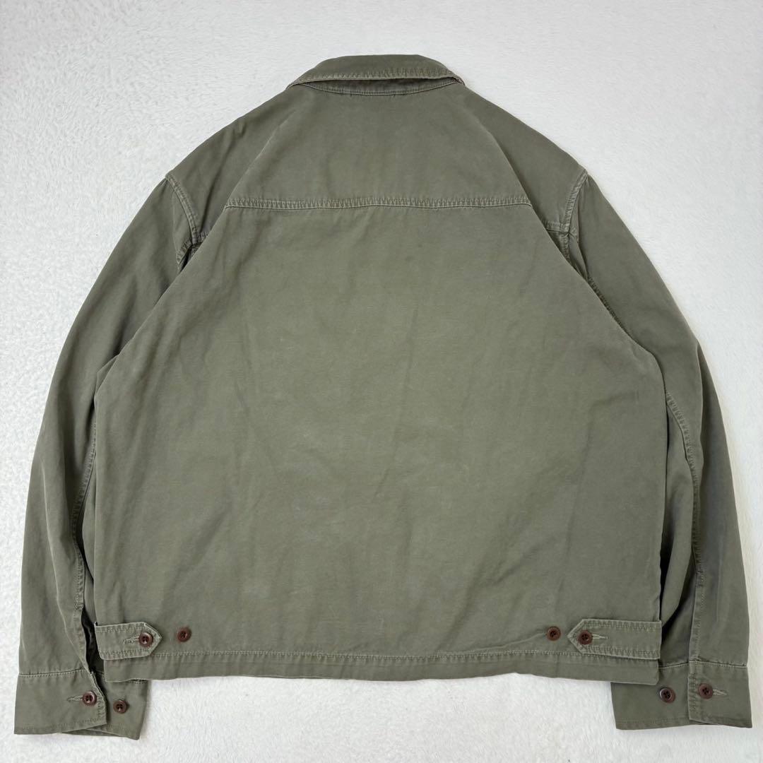 ポロバイラルフローレン　スウィングトップ　カーキ　ポニー刺繍　XL 90s