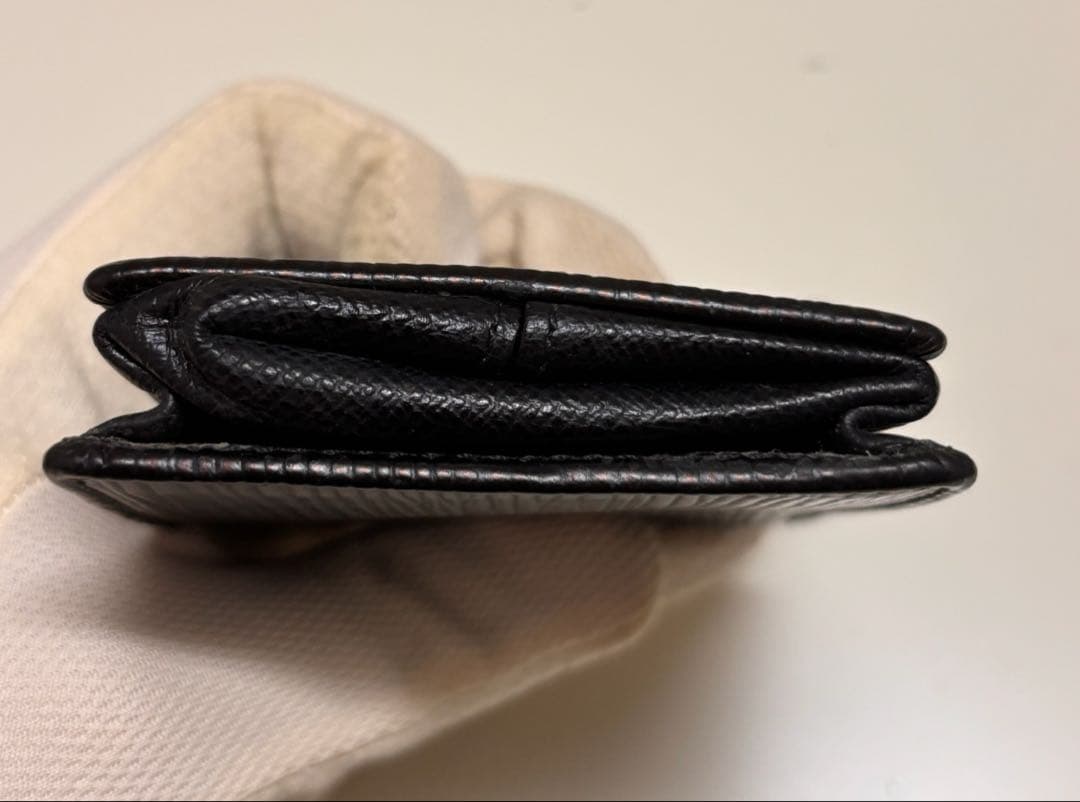 ルイヴィトン　ポルトモネ・ボワット　ケース　黒　エピ M63692