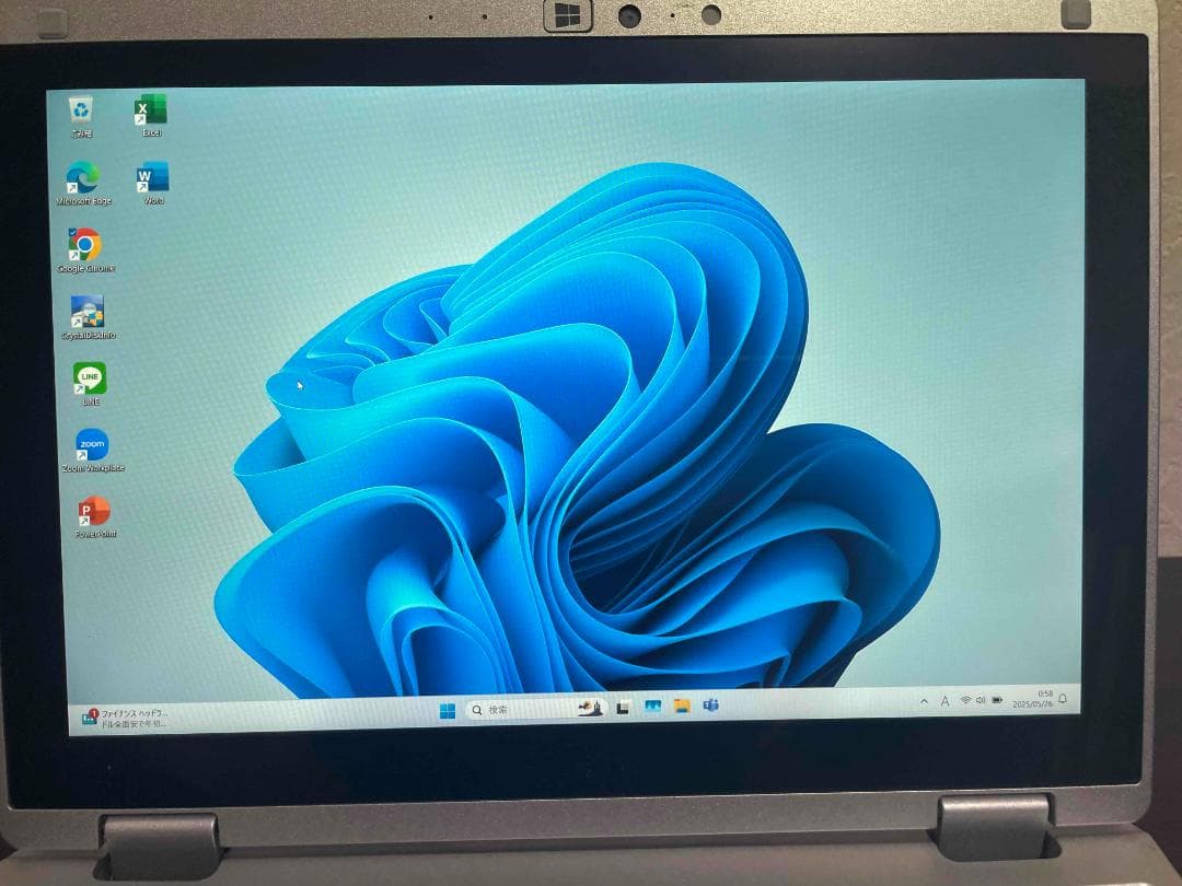 Win11搭載 CF-RZ6 メモリ8GB SSD128GB