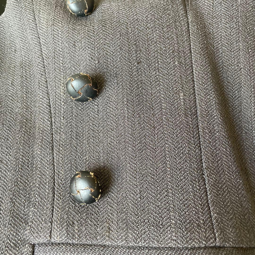 ISSEY MIYAKE MEN ダークグレー ベスト