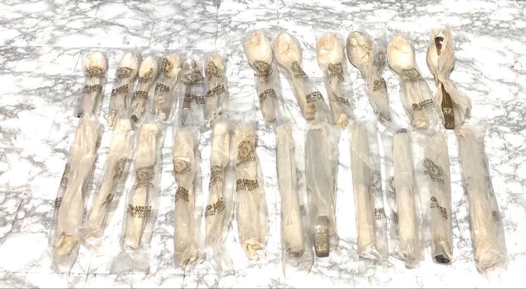 【希少 洋白銀】LUCKY WOOD ロッキンガム ディナーセット 24本