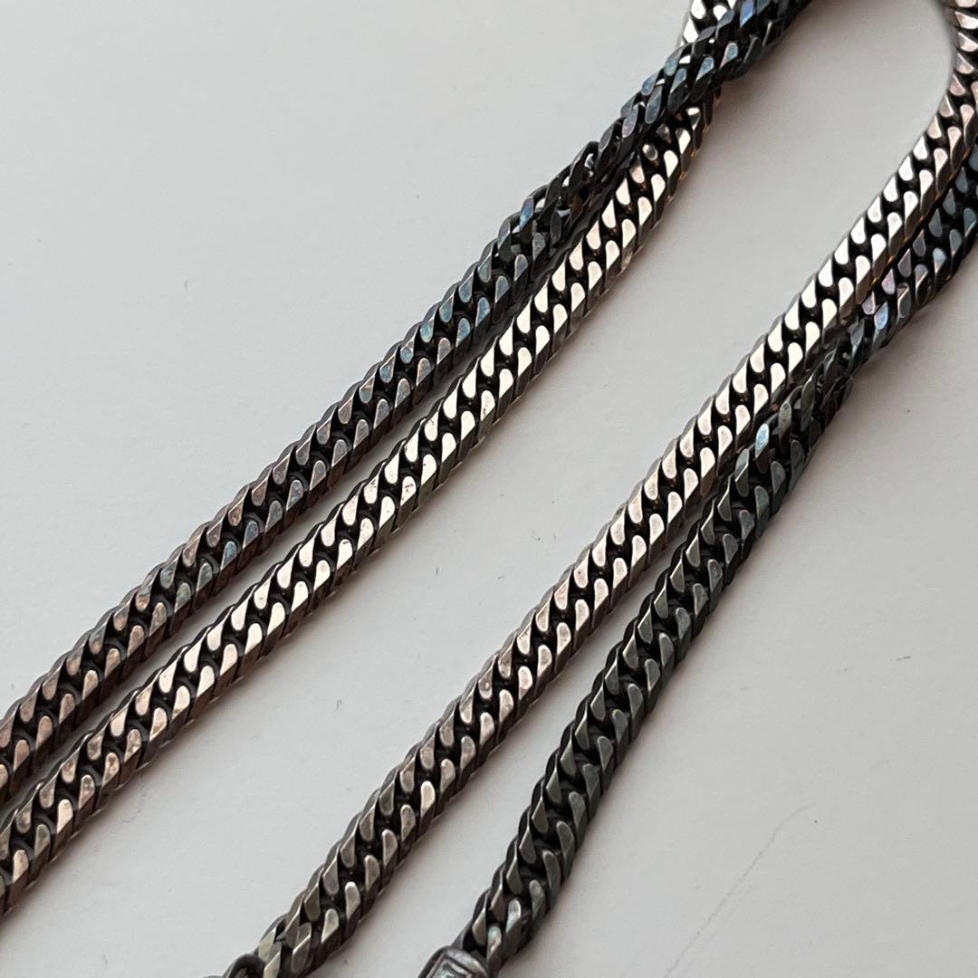 LEDA シルバー チェーンネックレス ペンダント 付き