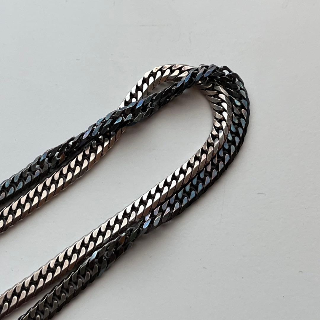 LEDA シルバー チェーンネックレス ペンダント 付き