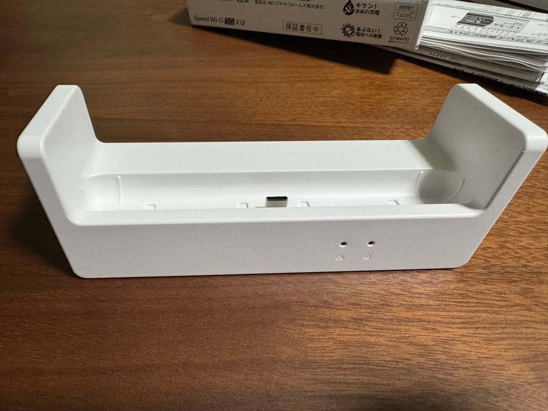 Speed Wi-Fi 5G X12 モバイルルーター、クレードルセット箱説付き