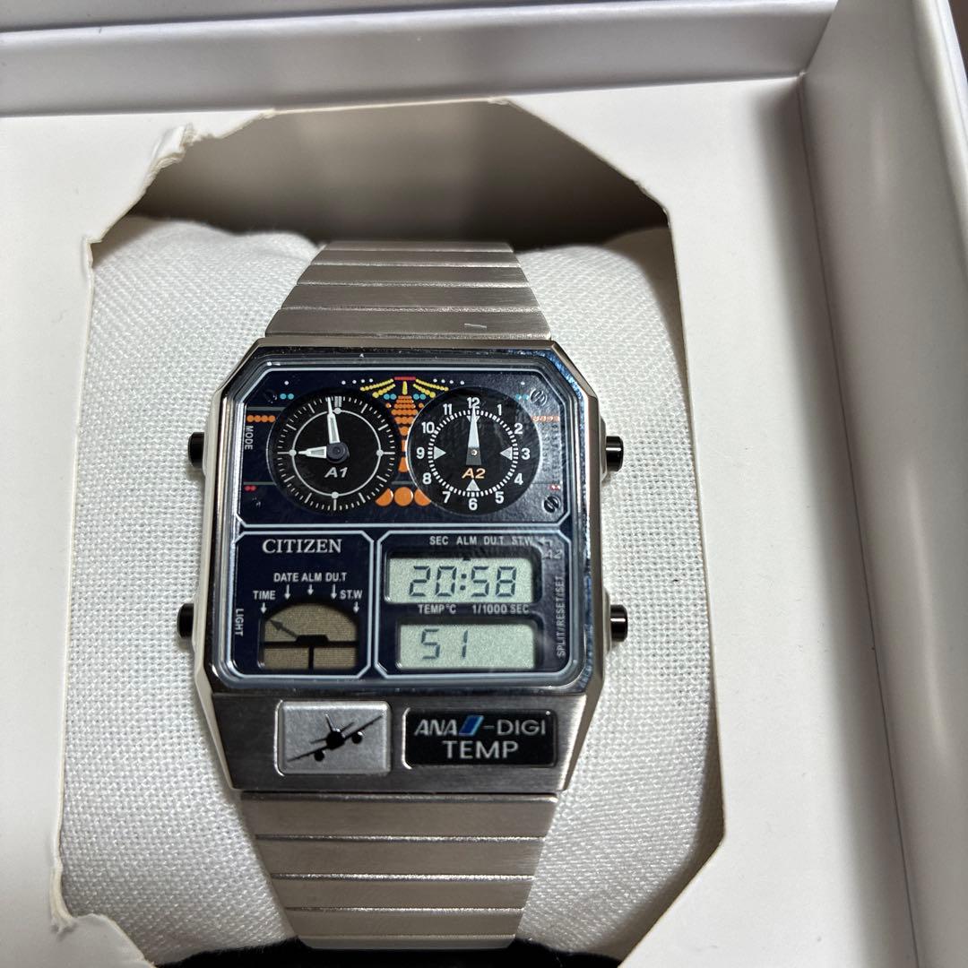 CITIZEN ANA-DIGI TEMP デジタル腕時計