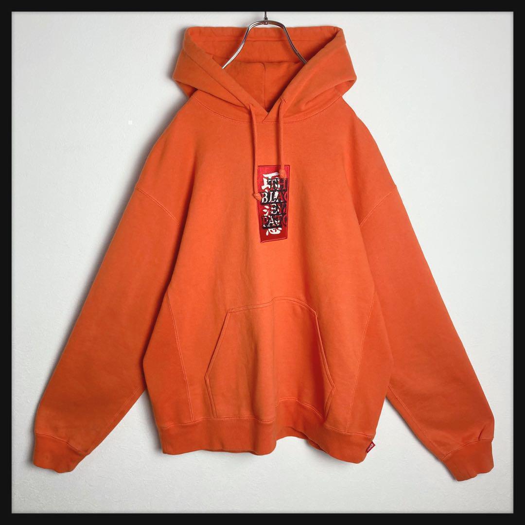 【LHP限定】ブラックアイパッチ★センター刺繍ロゴパーカー 希少 フード刺繍