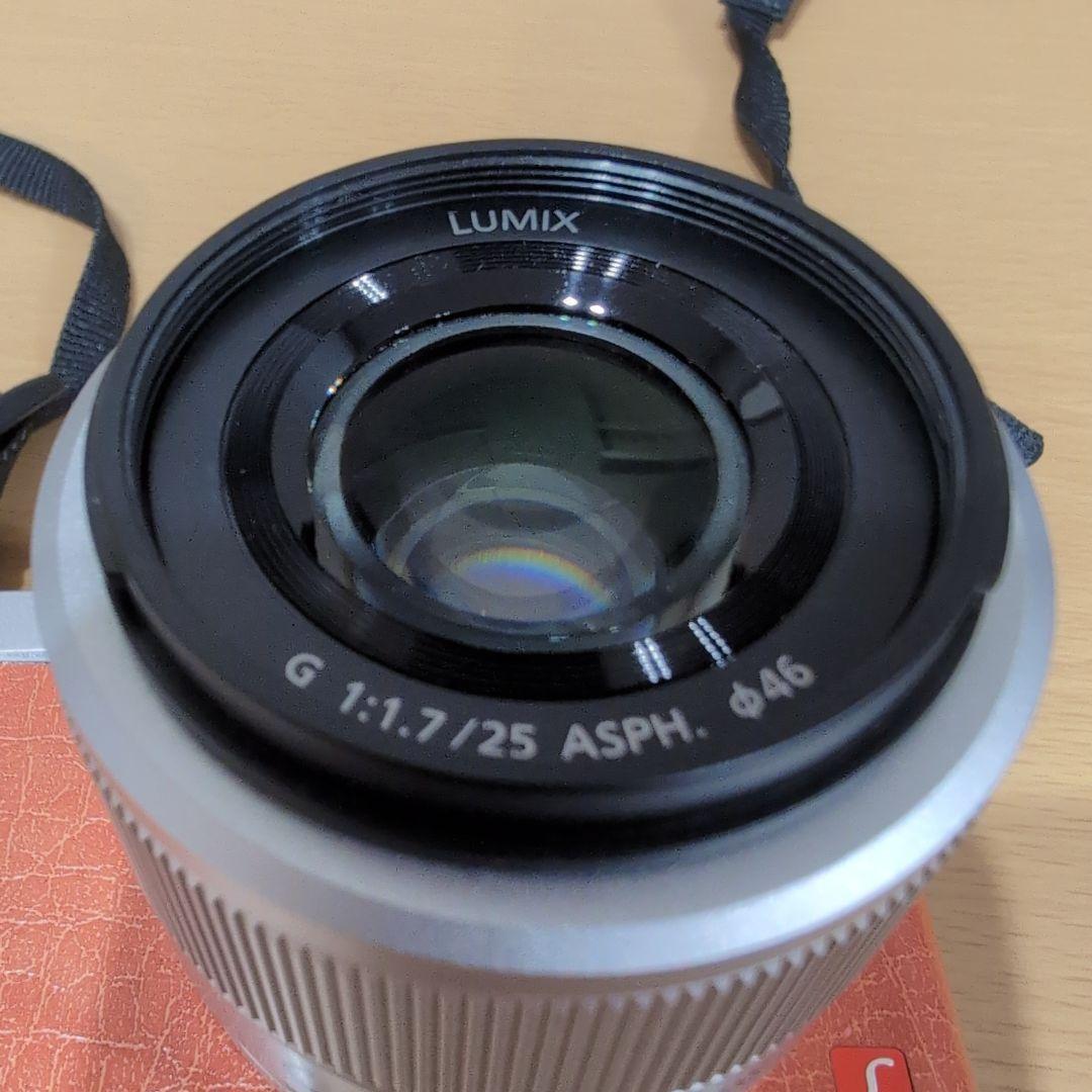 LUMIX ミラーレス一眼 カメラ DC-GF9 ダブルレンズキット オレンジ