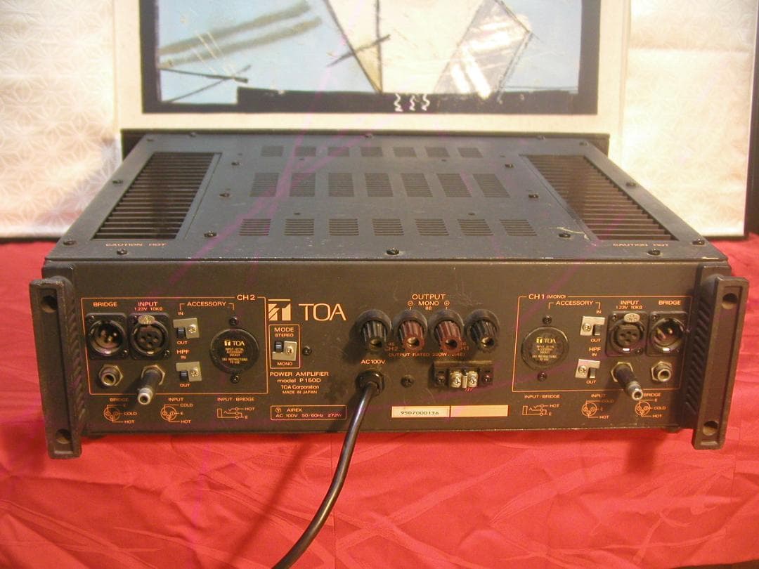 ★◆TOA プロフェッショナルパワーアンプ　P150D★◆ティーオーエー