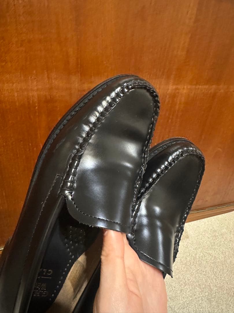 【CLANE×G.H.BASS】 Weejuns ブラックローファー