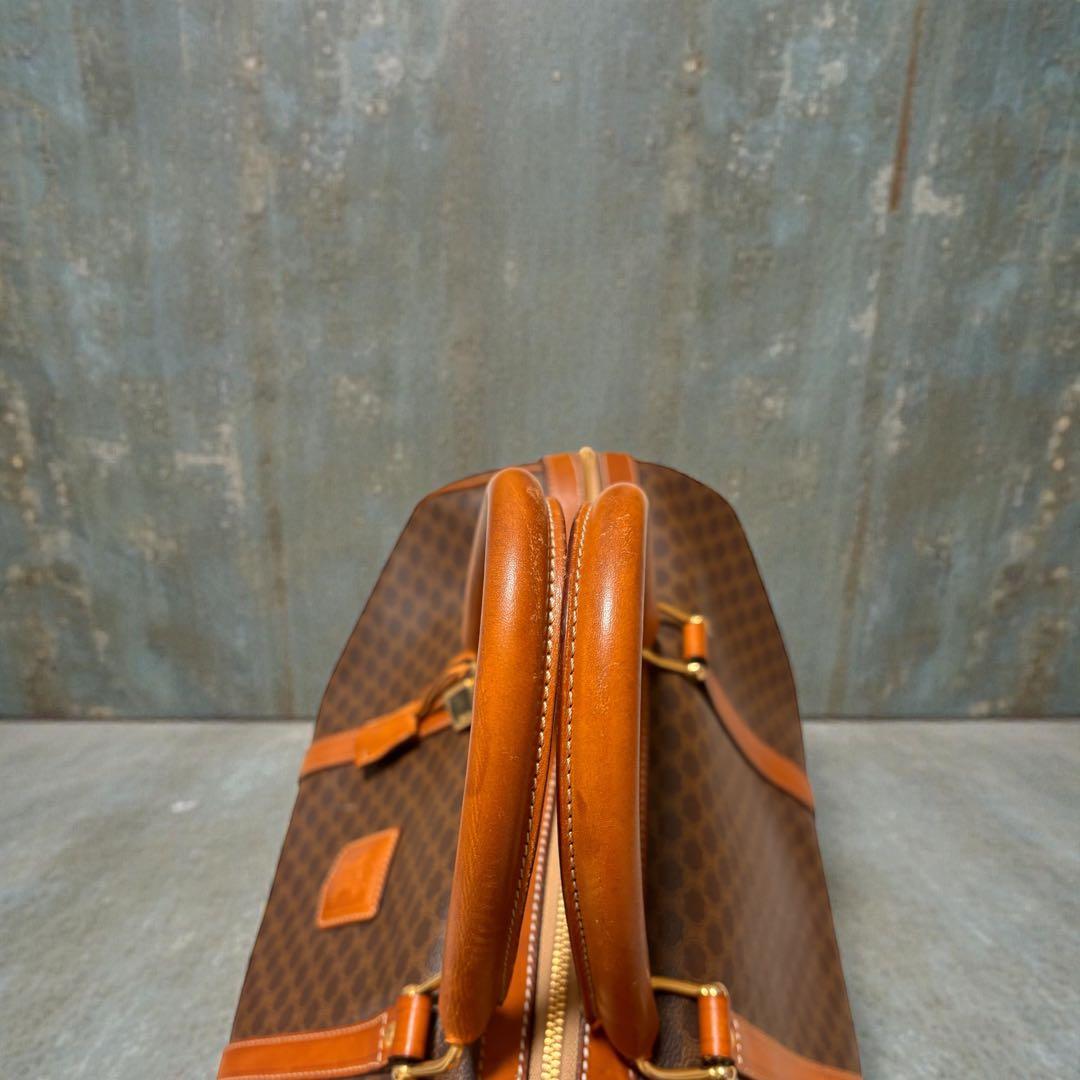 CELINE ボストンバッグ ブラウン/オレンジ