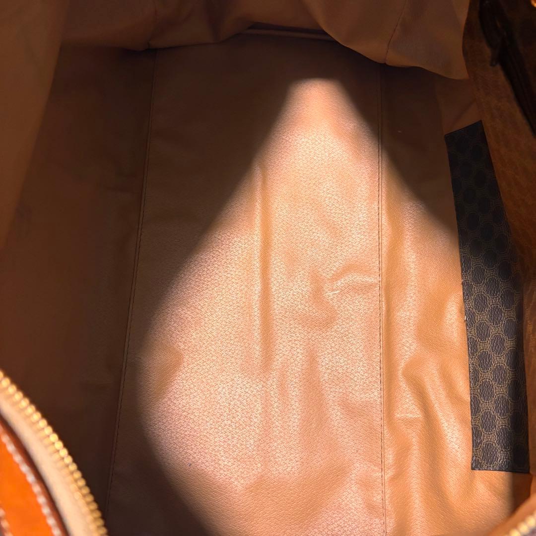 CELINE ボストンバッグ ブラウン/オレンジ