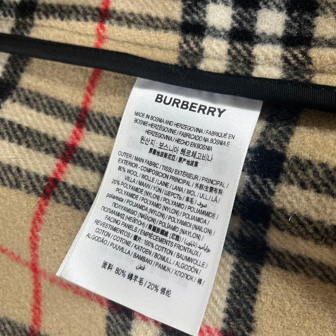 ✨美品 バーバリー 現行 ダッフルコート チンスト ノバチェック