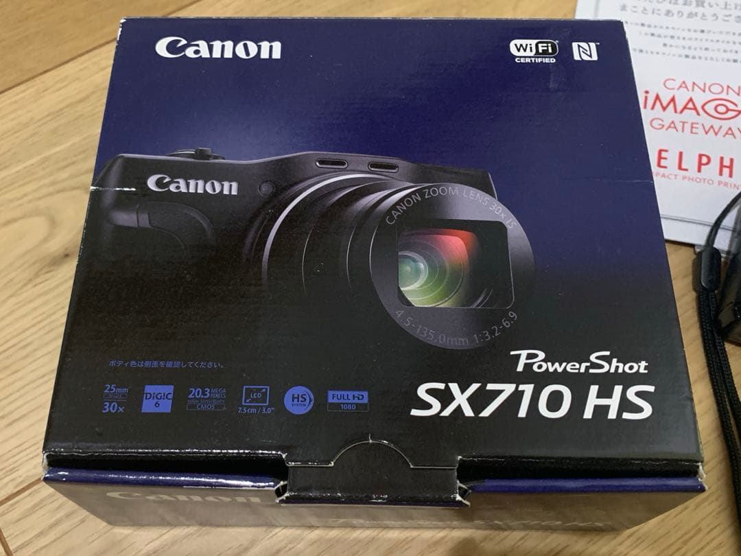 Canon PowerShot SX710 HS ブラック デジタルカメラ