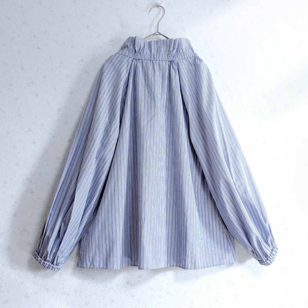 良品 24AW UNITED ARROWS C ギャザーフリル リボンブラウス