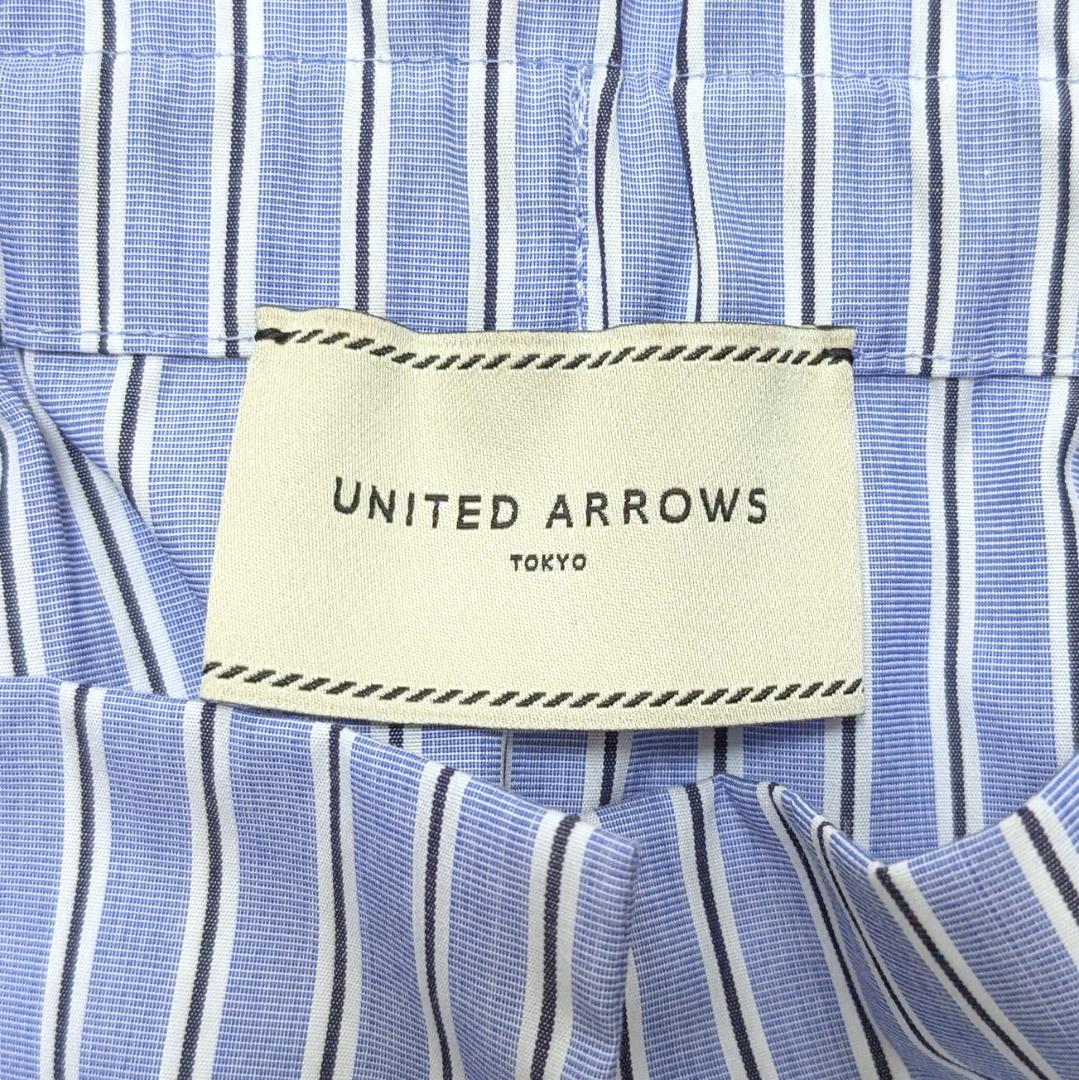 良品 24AW UNITED ARROWS C ギャザーフリル リボンブラウス