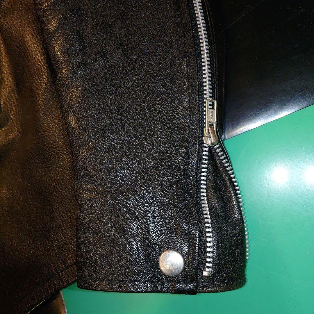 PERMANENT SLIDER ブラックレザージャケット RALEIGH