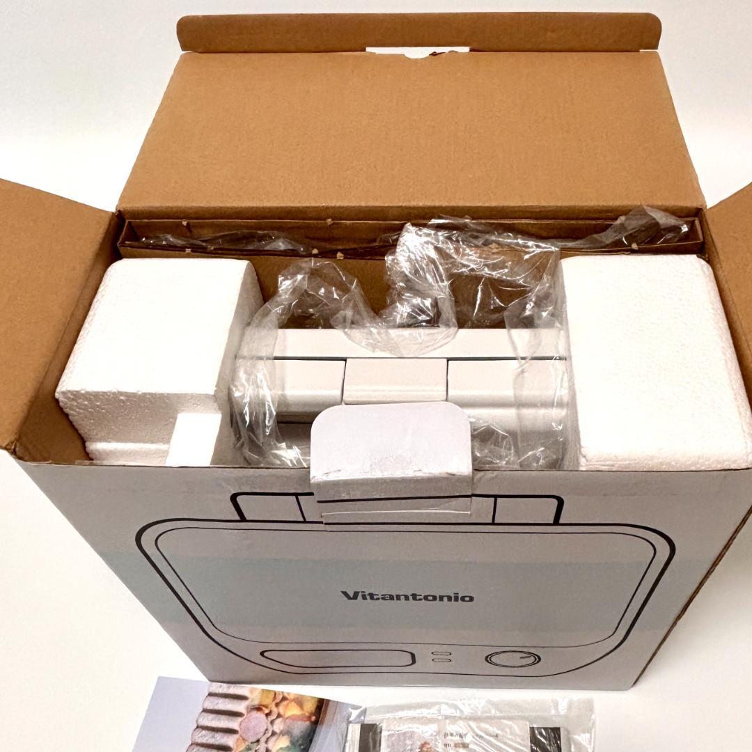 【新品、未使用】ビタントニオ ワッフル&ホットサンドベーカー VWH-500-W