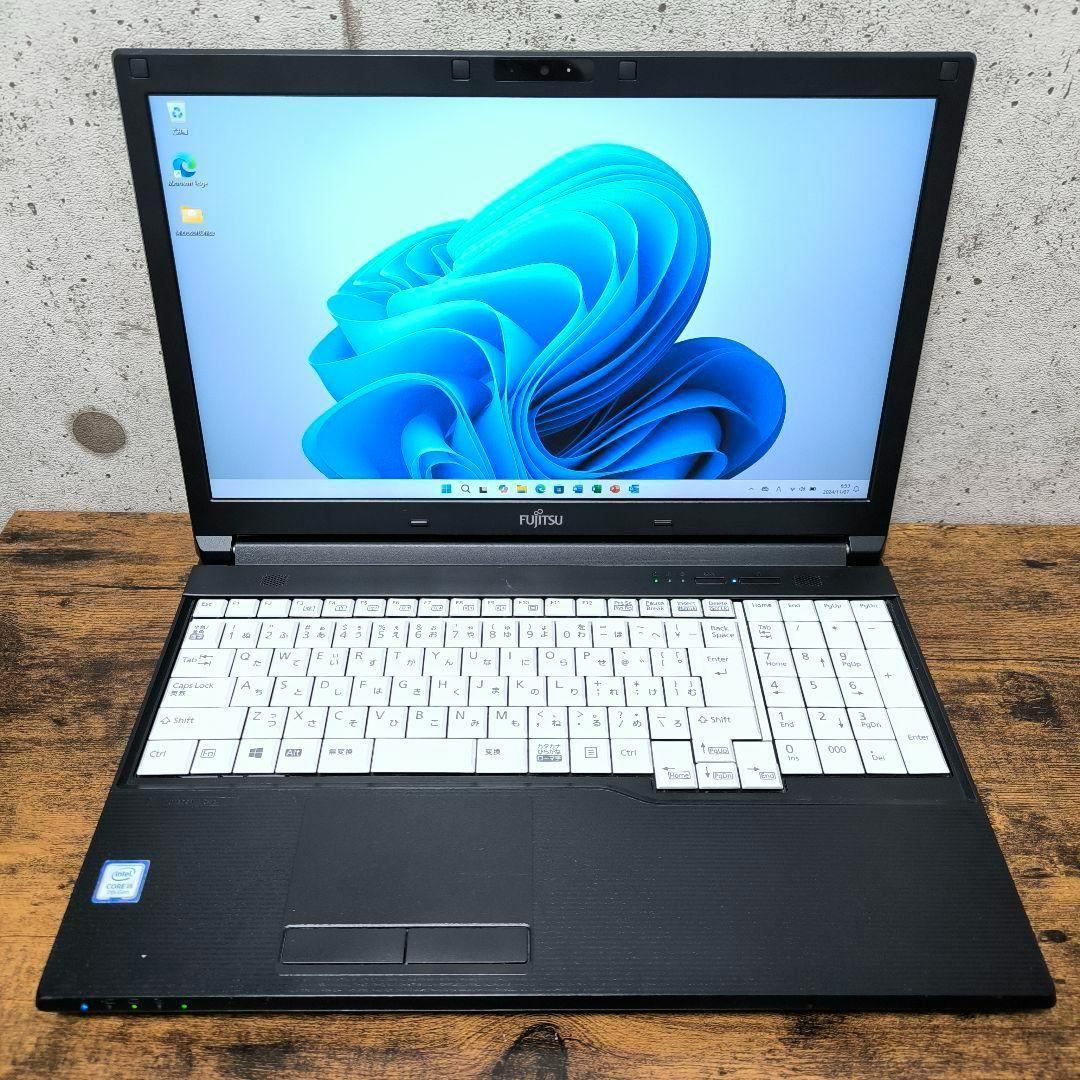 8346 富士通 ノートパソコン 本体 Windows11 オフィス付