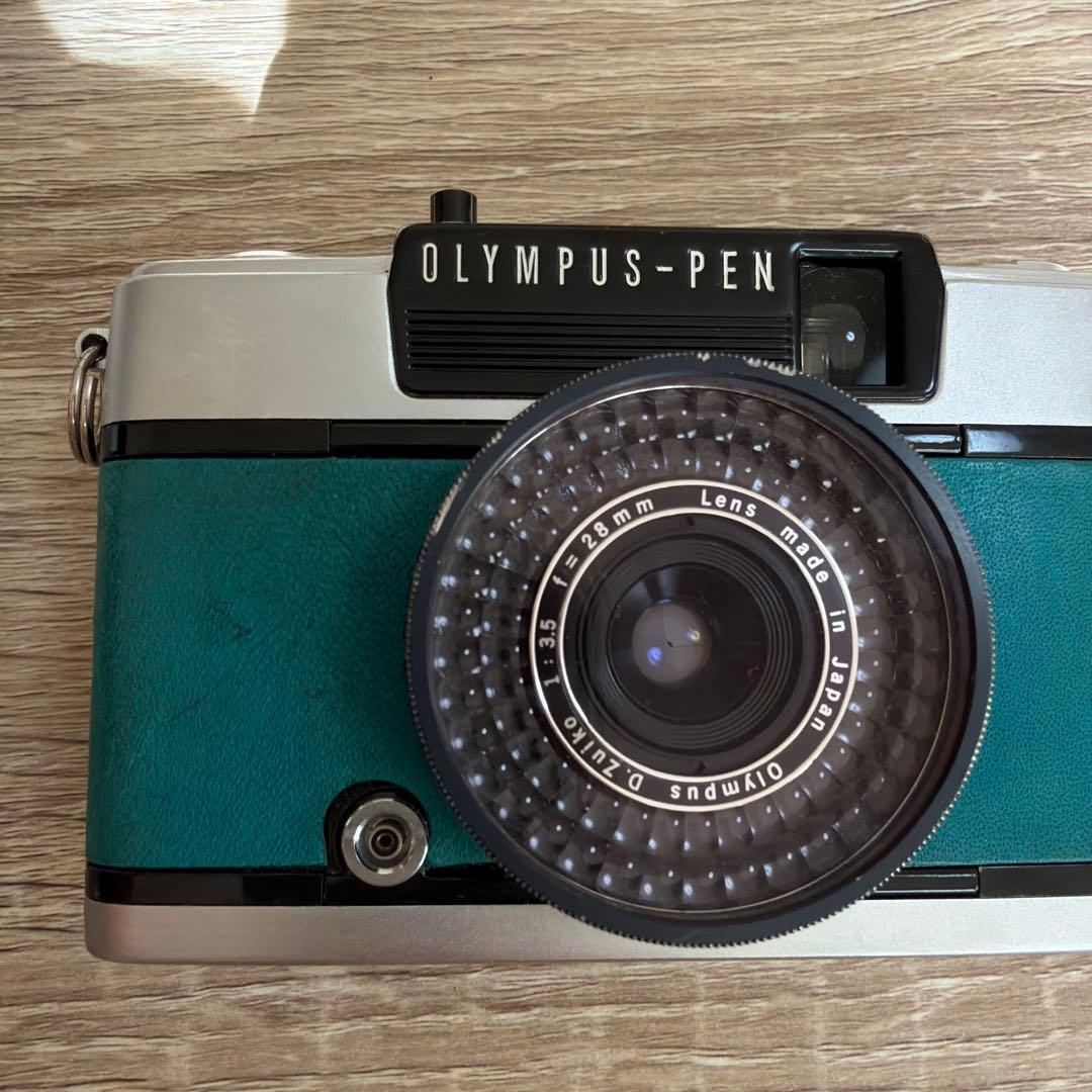 【整備済・完動品】OLYMPUS PEN EE-3 ターコイズ フィルム付き