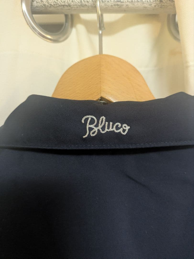 ブルコ BLUCO XL ネイビー キルティングコーチジャケット