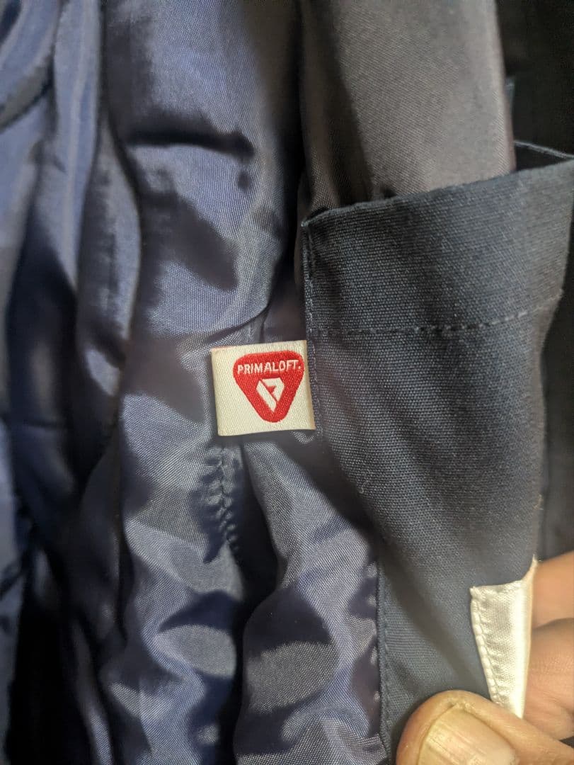 ブルコ BLUCO XL ネイビー キルティングコーチジャケット