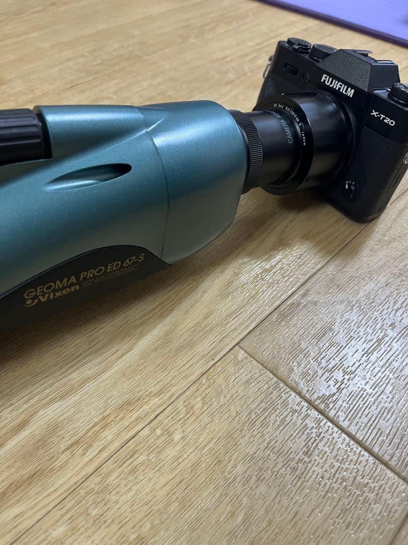 富士フィルムXーT20ビクセンフィールドスコープジオマⅡ ED67-S セット