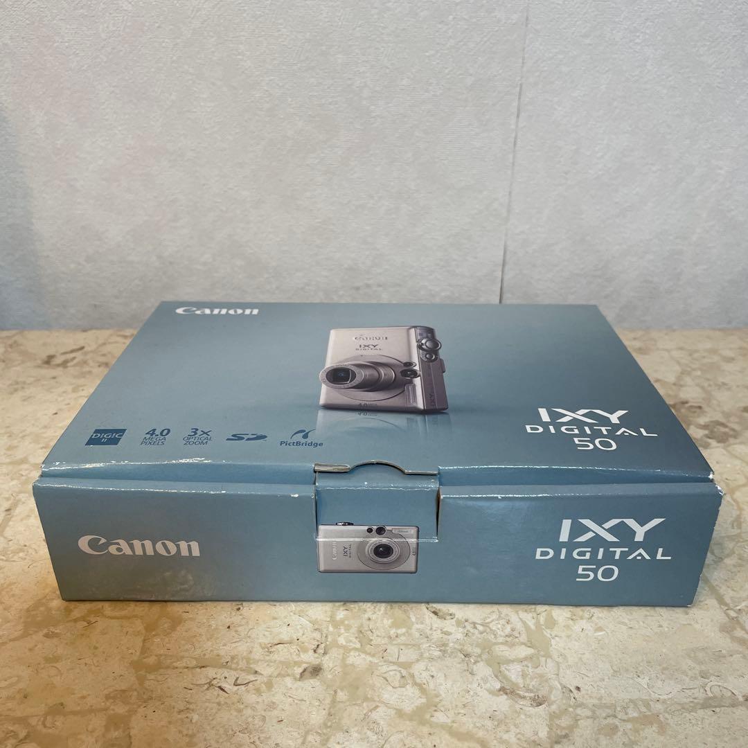 【美品・動作確認済】Canon IXY DIGITAL 50 シルバー コンデジ
