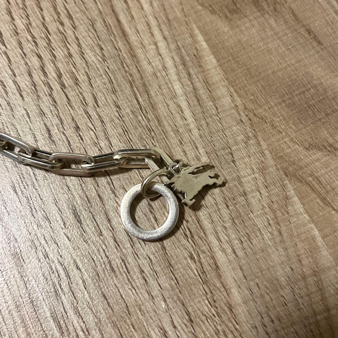 BURBERRY BLACK LABEL ブレスレット　シルバー925