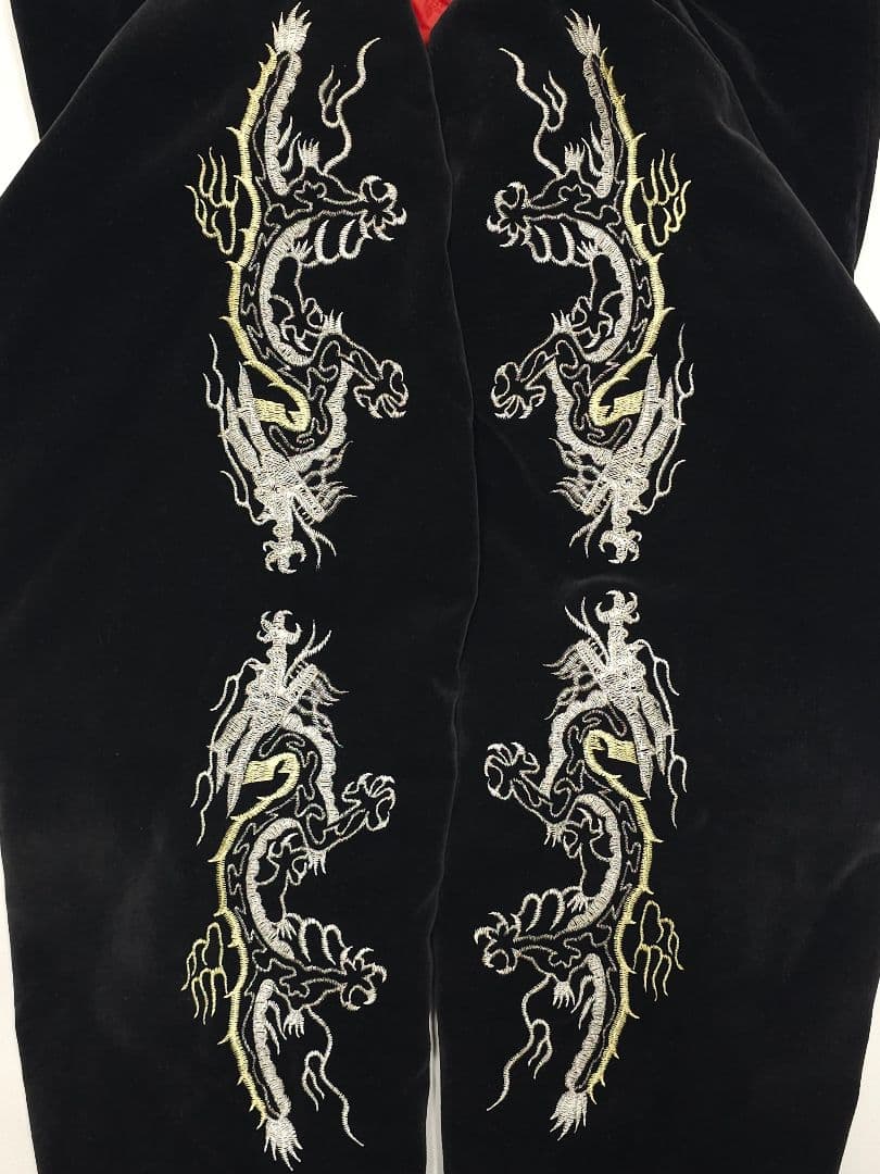 星姫 ベロア 別珍 スカジャン 月 兎 龍 和柄 スーベニアジャケット 日本製