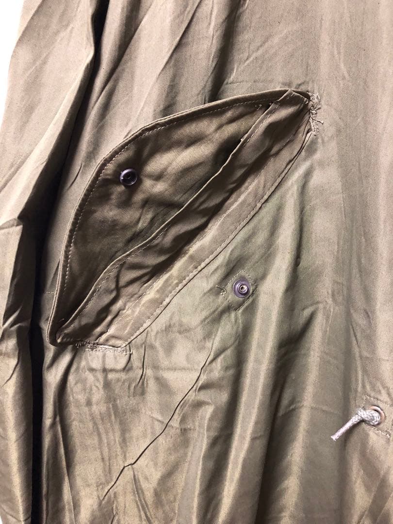 米軍実物 50s M-51パーカ 初期 アルミジッパー デッドストック 美品