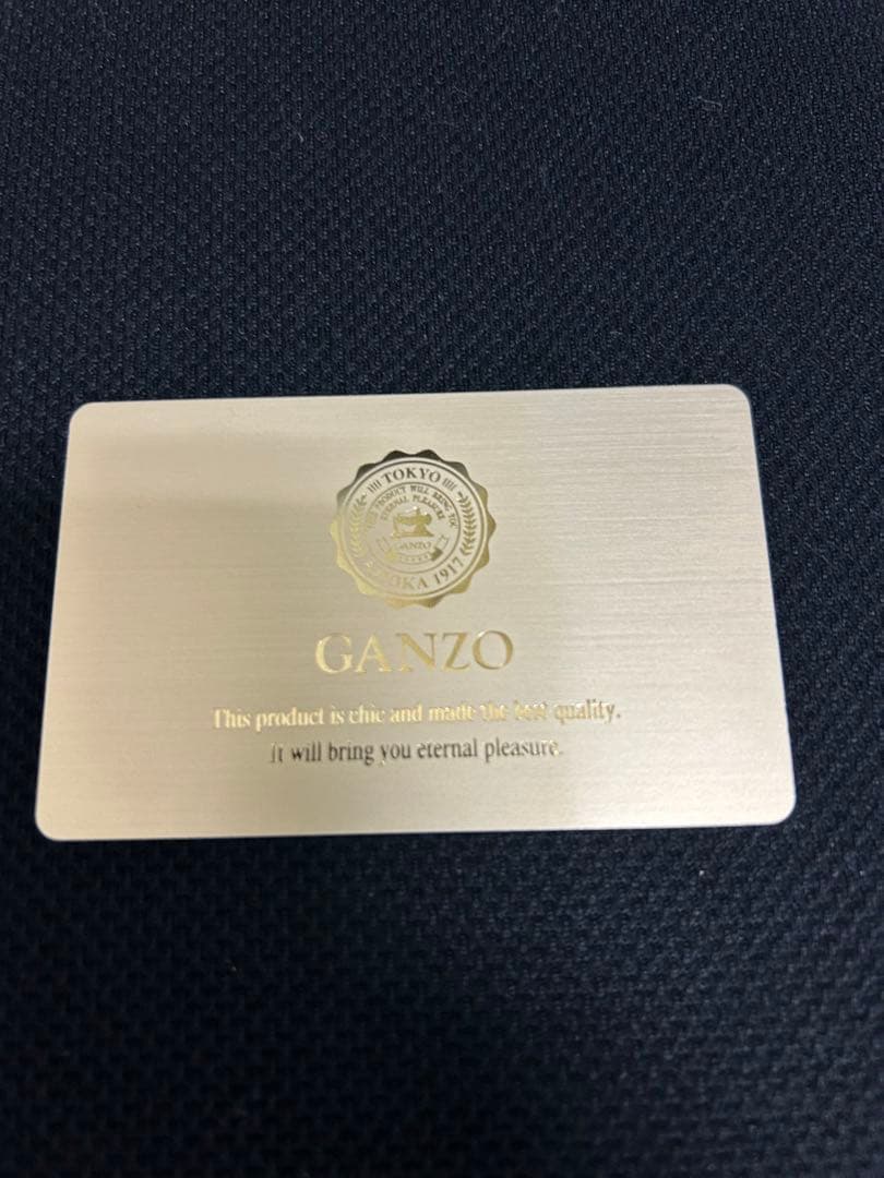 【新品未使用】GANZO(ガンゾ) コードバン馬蹄小銭入れ ブラック